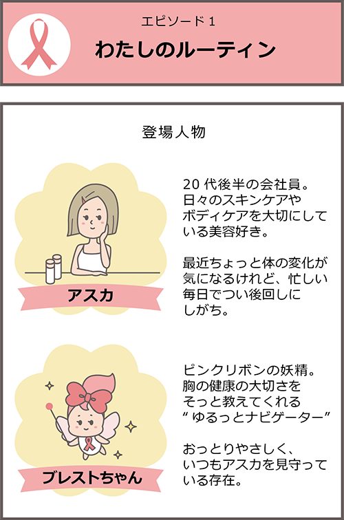 わたしのルーティン タイトルと登場人物